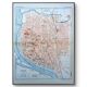 Printed in 1931, map of Vichy, Allier.
