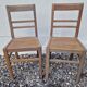Paire de chaises bistrot vintage relookées