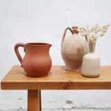 Vintage terracotta pitcher