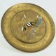 glamorous 1960s mid century CEILING LAMP ceiling fixture brass and glass