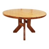 Extendable pine dining table 1970