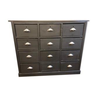 Craft furniture with 12 drawers
