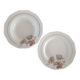 Set of 1 dish and 1 deep dish Badonviller