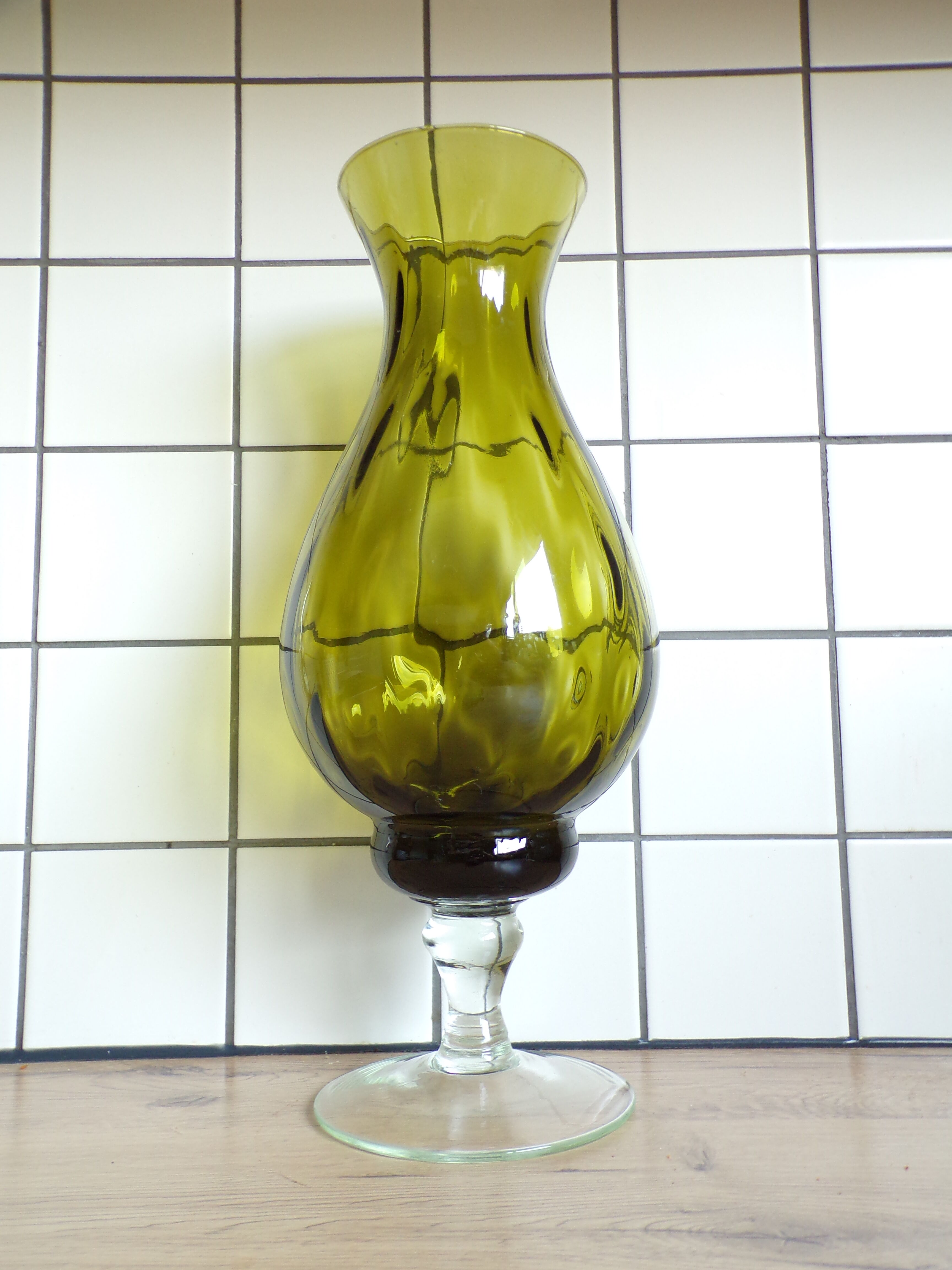 Glass vase D'Empoli Vert