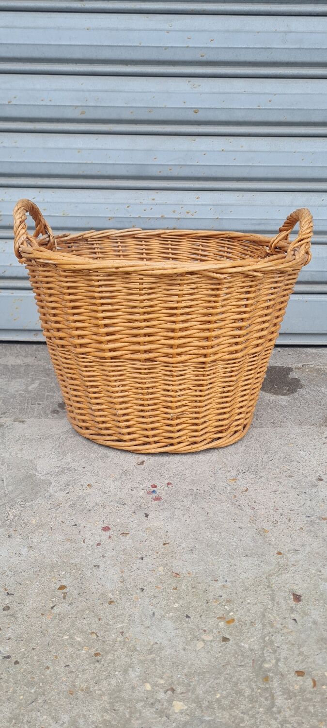 Vintage wicker basket