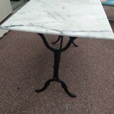 Bistro table in marble from a Parisian brasserie