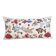 Vintage embroidered cushion cover 46x89 cm