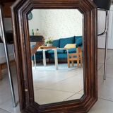 Octagonal mirror 73x48cm