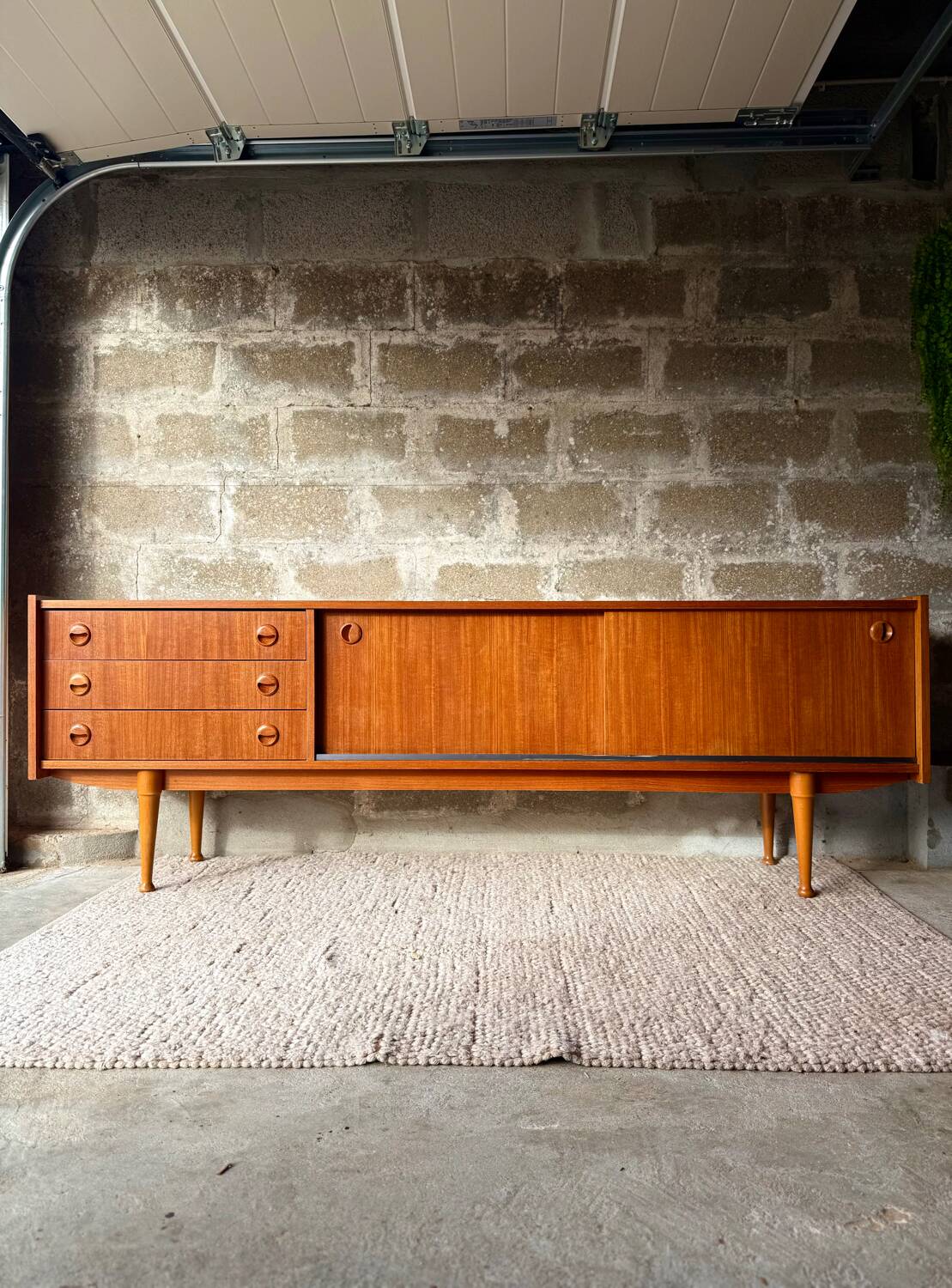 Vintage Scandinavian teak sideboard - 1960s/70s