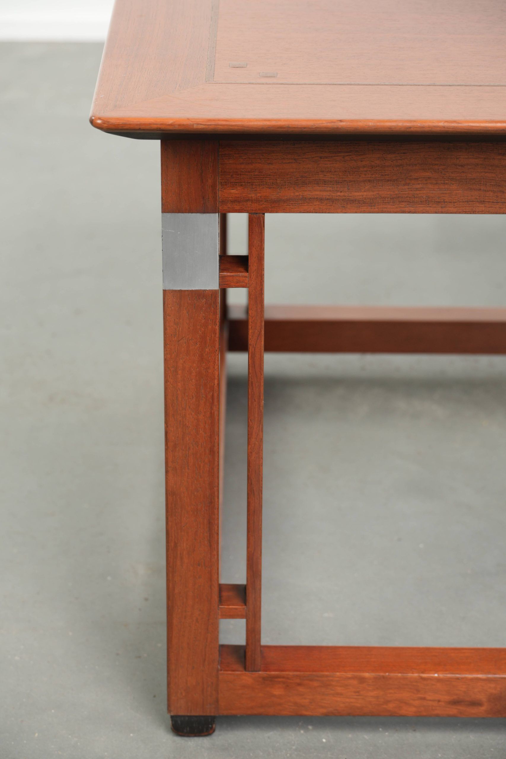 Table d'appoint/café Art Déco vintage carrée