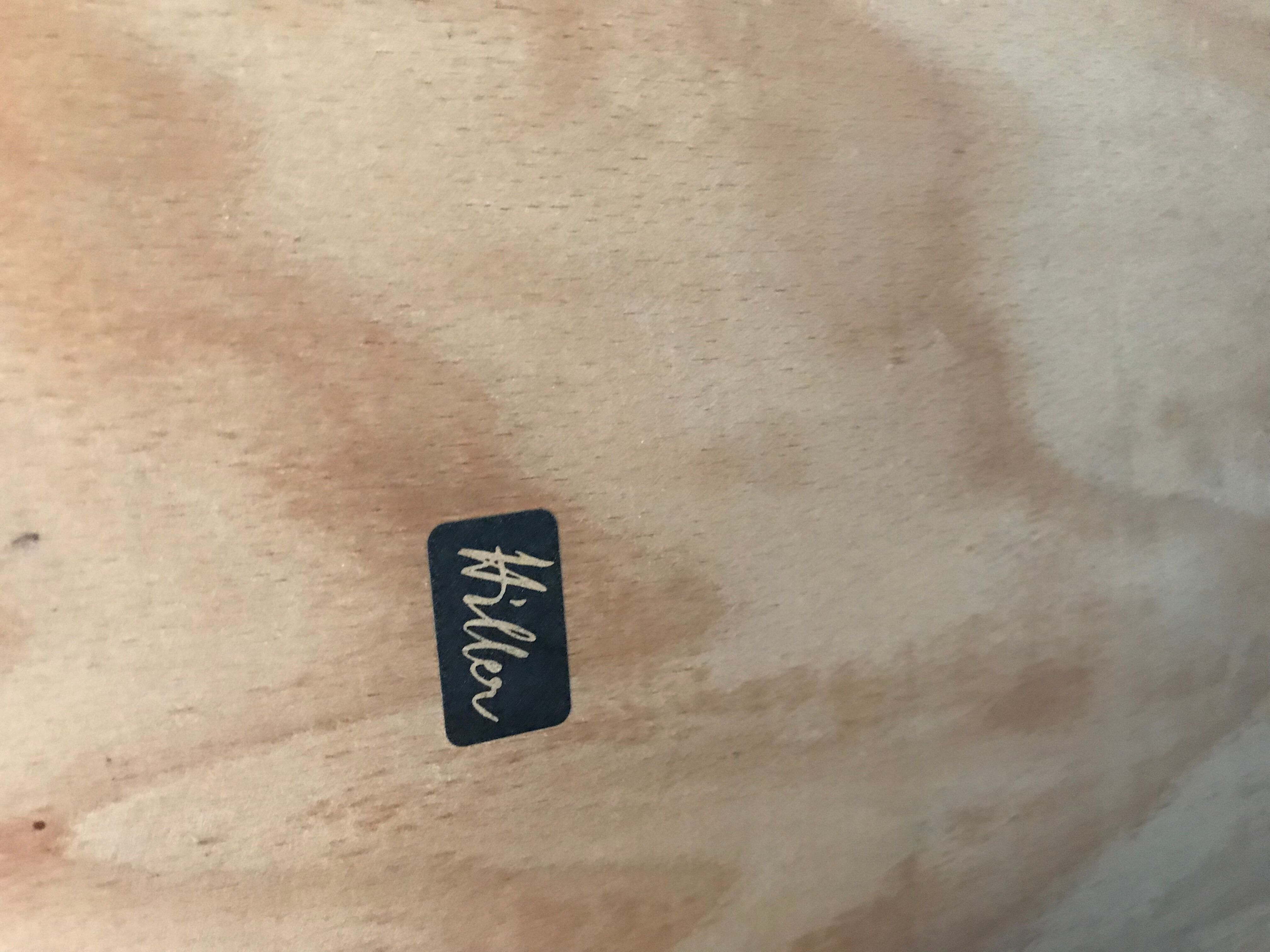 Set of 4 vintage chairs Hiller 1980's