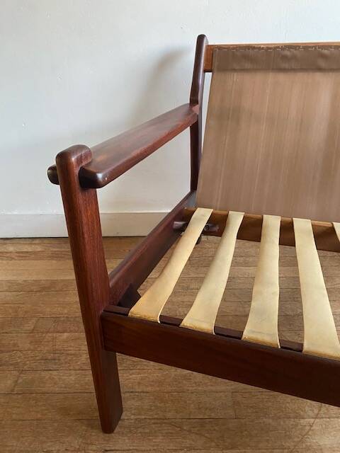 Scandinavian vintage teak armchair
