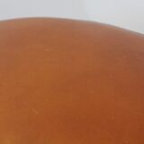 Sheep leather pouf