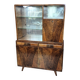 Walnut unique piece with soul. Sideboard with bar from the 60s after complete renovation
