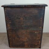 Old Louis XIV period oratory in solid walnut (late 17th century)