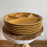 Gien plates vintage 70s