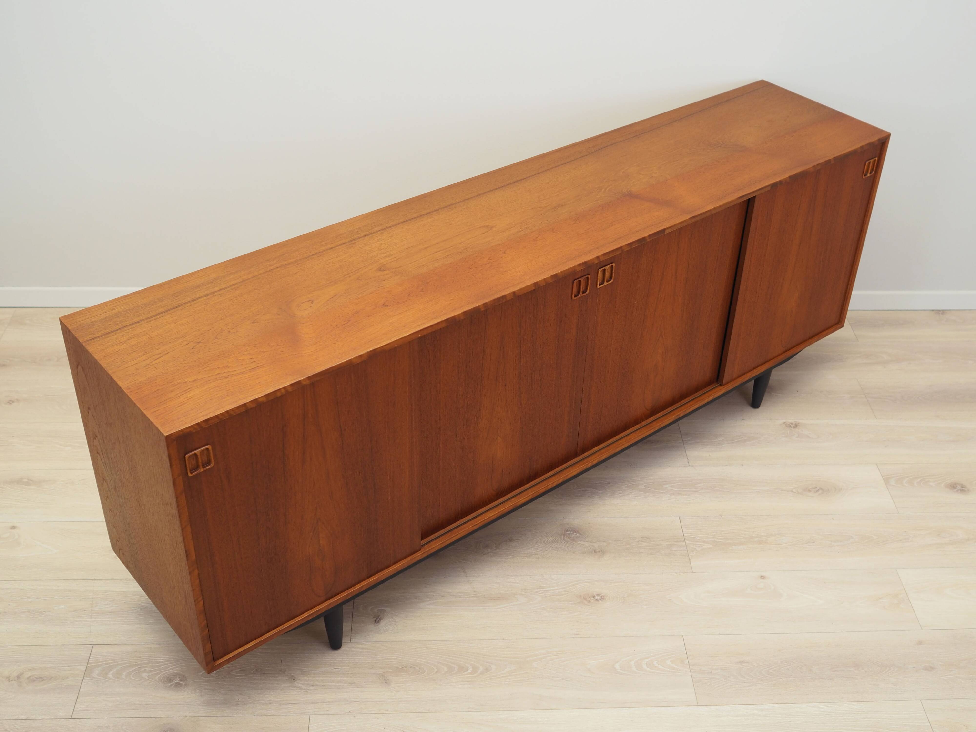 Teak sideboard, Danish design, 1970s, produced in Denmark