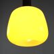 Vintage metal and glass pendant light design Italy 1960s