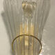 Large Venetian Murano Glass Sconces Set of 3