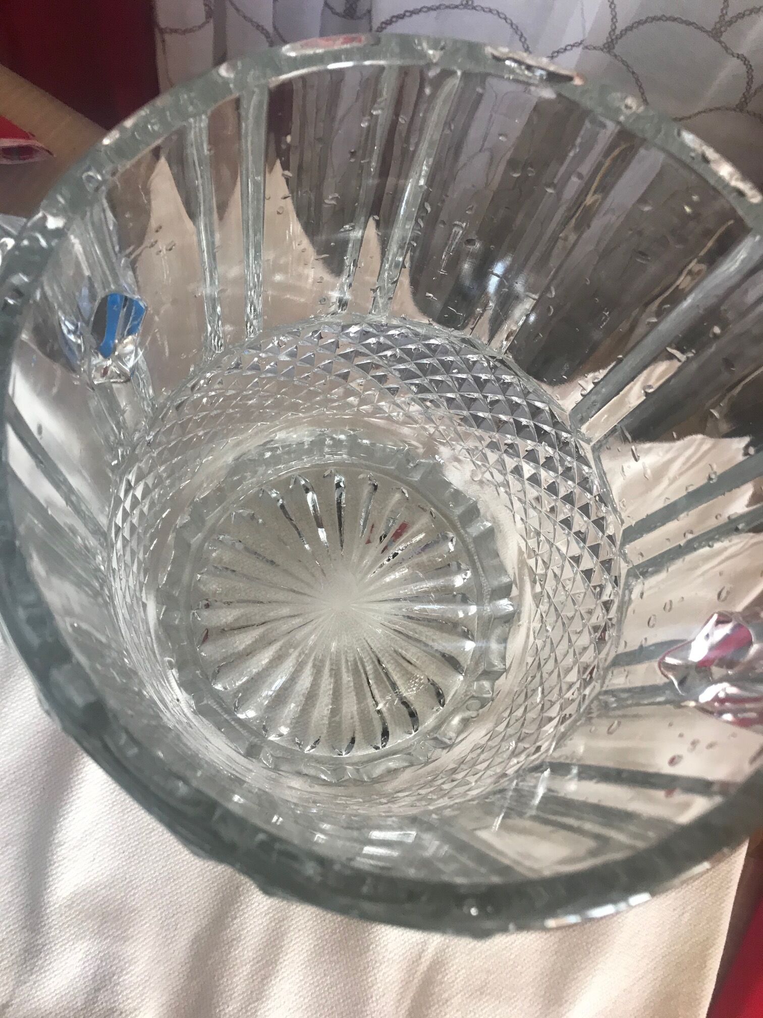 Crystal champagne bucket