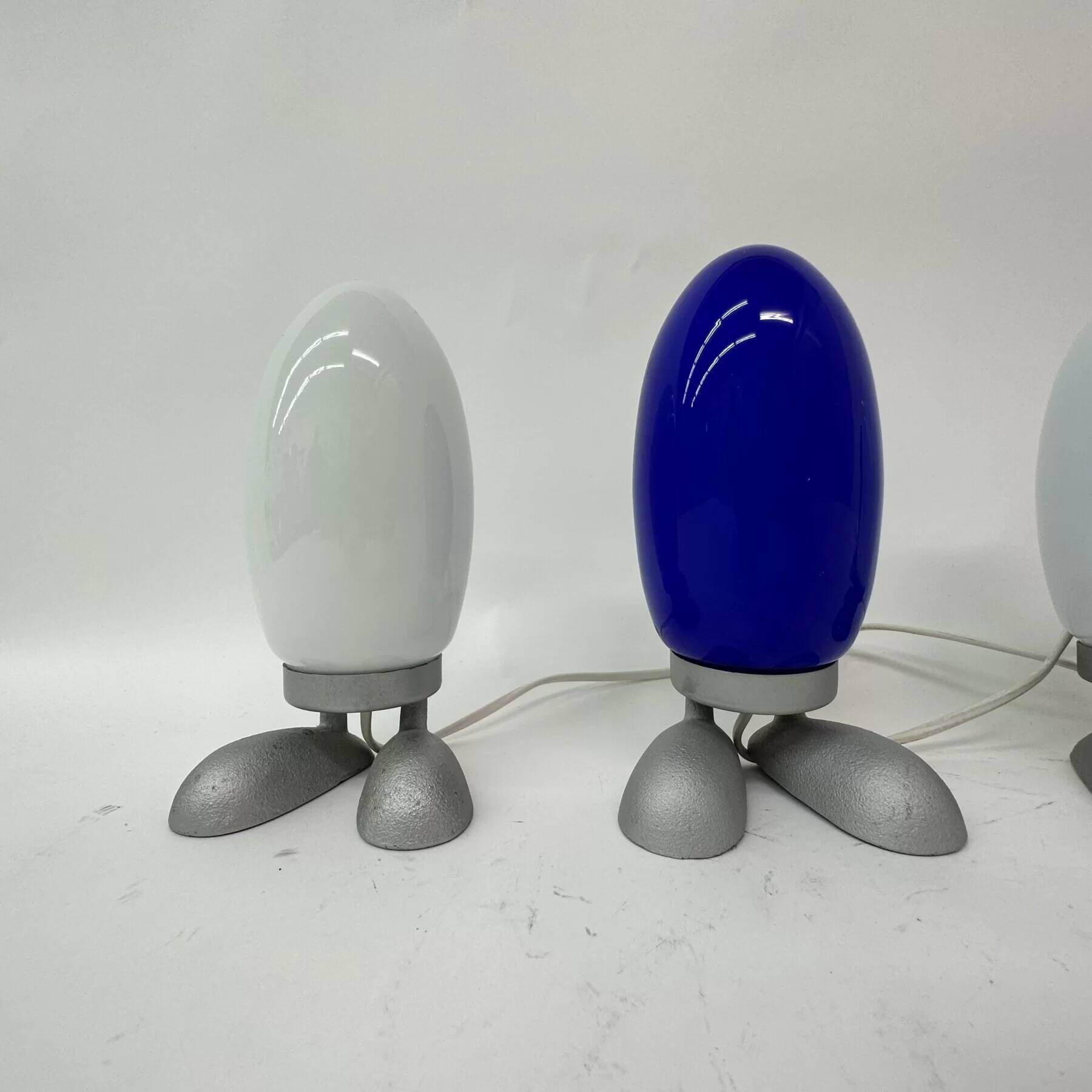 Ensemble de 2 lampes Egg Fjorton postmodernes IKEA des années 1990 par Tatsuo Konno