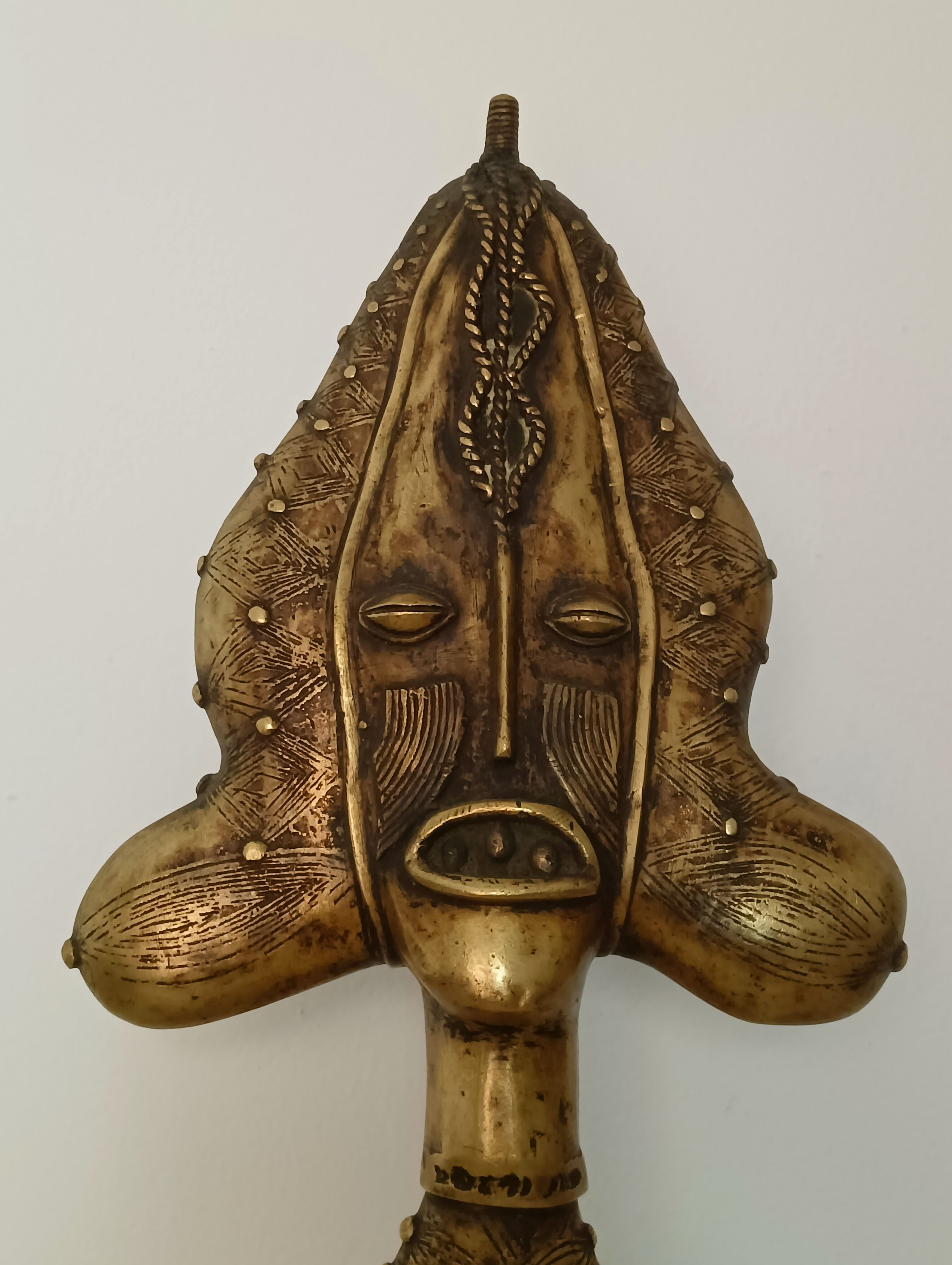 Bronze Statue - Kota Reliquary of Gabon: African. Art - Ethnicity