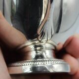Ancienne sauciere service de table metal argente maison ercuis