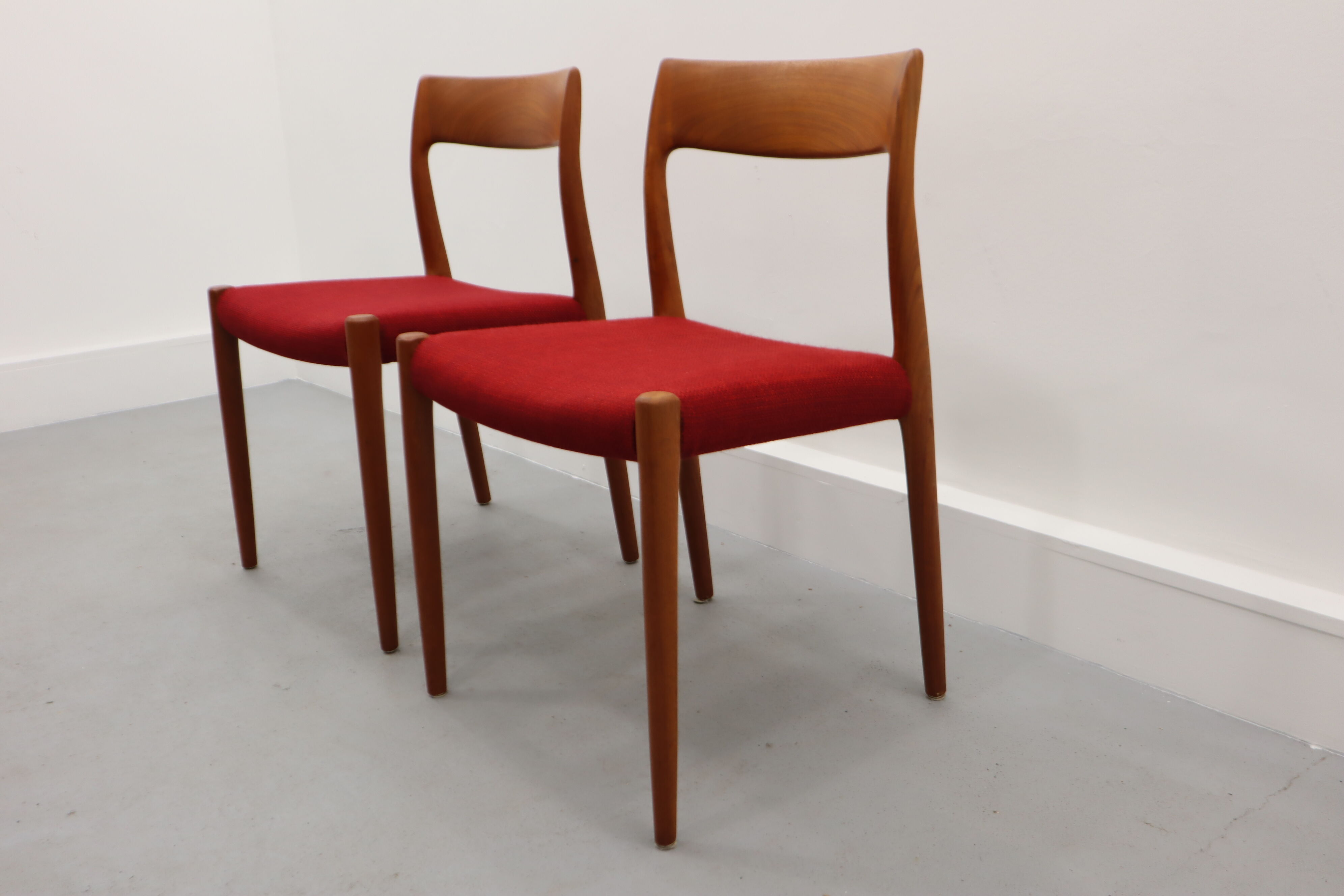 Danish Chairs by Niels Møller for J. L. Møllers, 1960