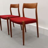 Danish Chairs by Niels Møller for J. L. Møllers, 1960