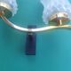 Antique gold wall light