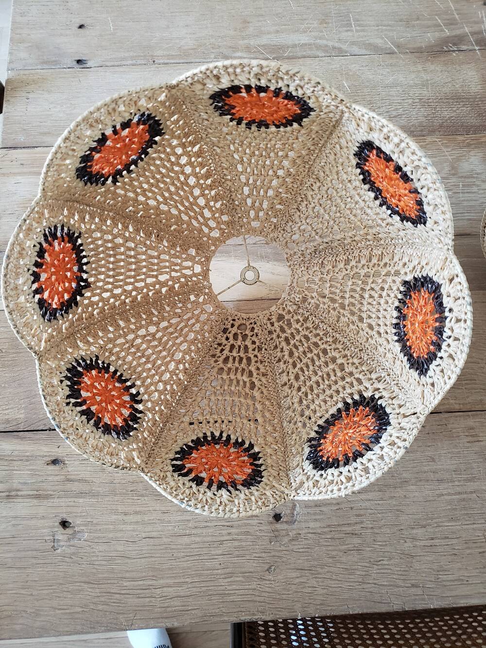 Set of 3 vintage lampshades