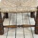 Chaises basses style Dudouyt 1950