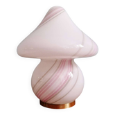 Lampe champignon en verre de Murano, années 1970-80