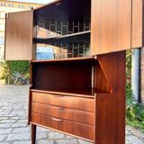 Teak Corner Cabinet by Omann Jun