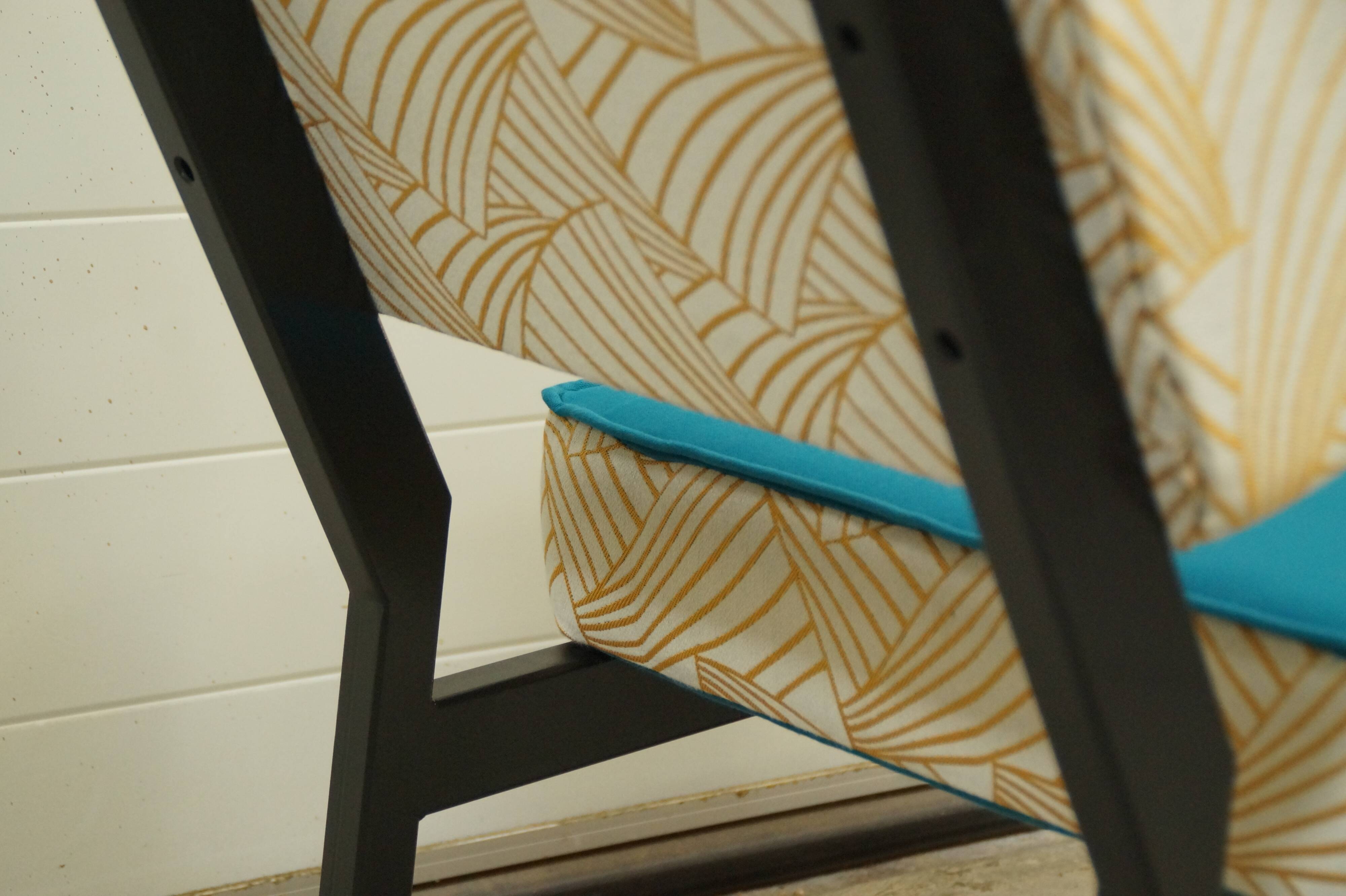 Restored vintage armchair