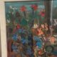 Original Swedish Oil on Canvas 'Still Life with Flowers' by Eric With
