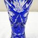 Vase bleu cristal