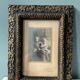 Old photo frame Napoleon III XIXth