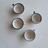 Set of 4 Small ceramic cups
