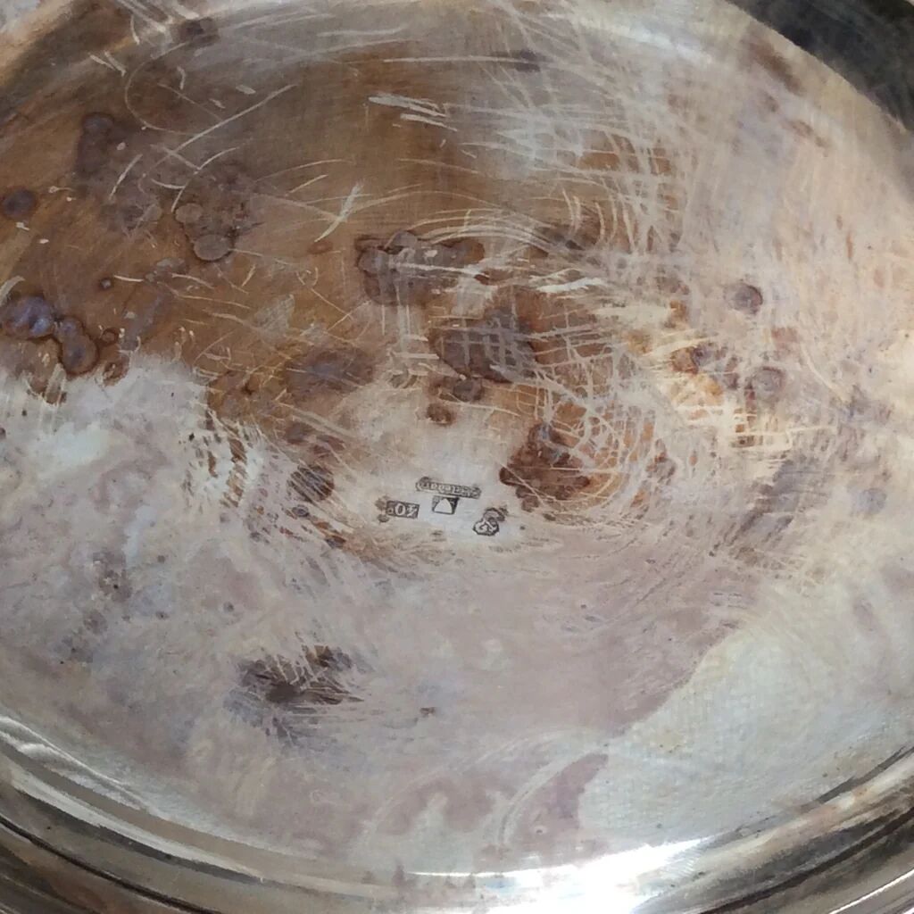 Silver-plated champagne bucket St-Médard