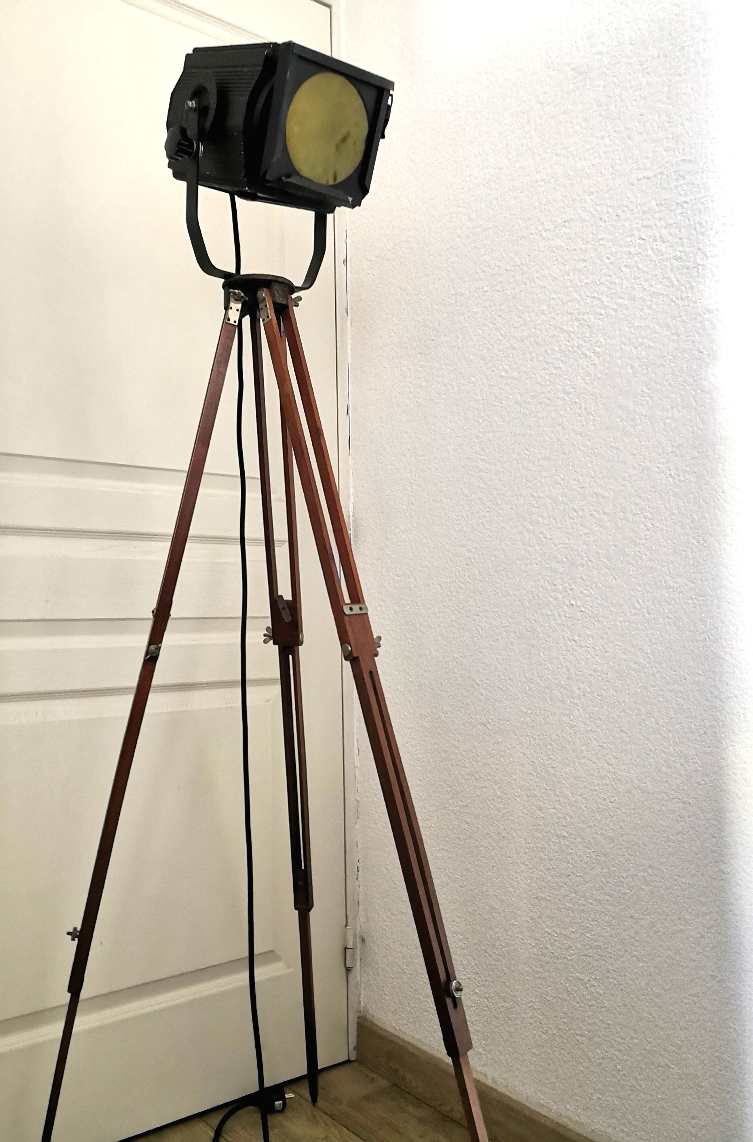 Wooden stage theatre projector