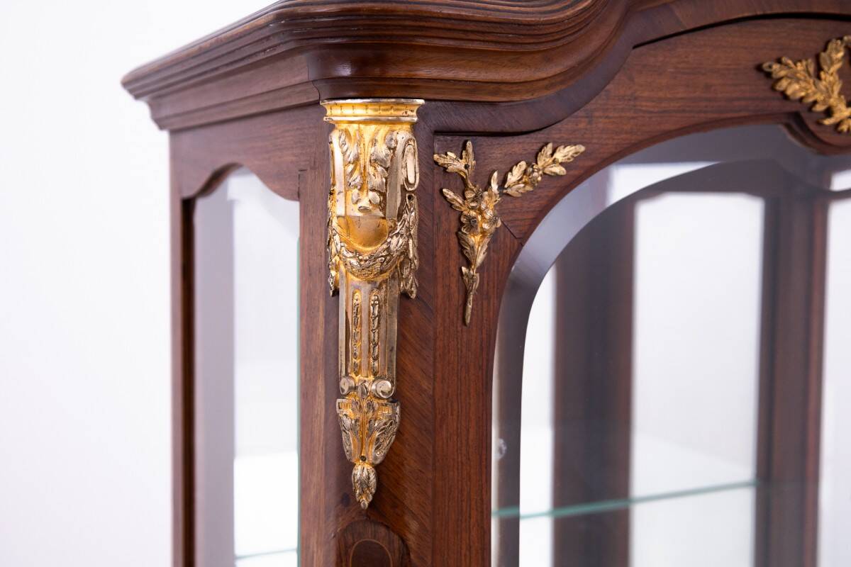 Antique display cabinet from the late 19th century, France.