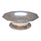 Coquillor silver-plated metal butter dish