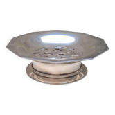 Coquillor silver-plated metal butter dish