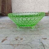 Glass compotier ouraline from portieux