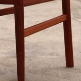 Danish set of 4 Kai Kristansen chairs and a table from Korup, 1960 Denmark.