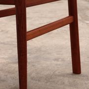 Danish set of 4 Kai Kristansen chairs and a table from Korup, 1960 Denmark.