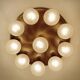 Large Vintage Brass Ceiling Light