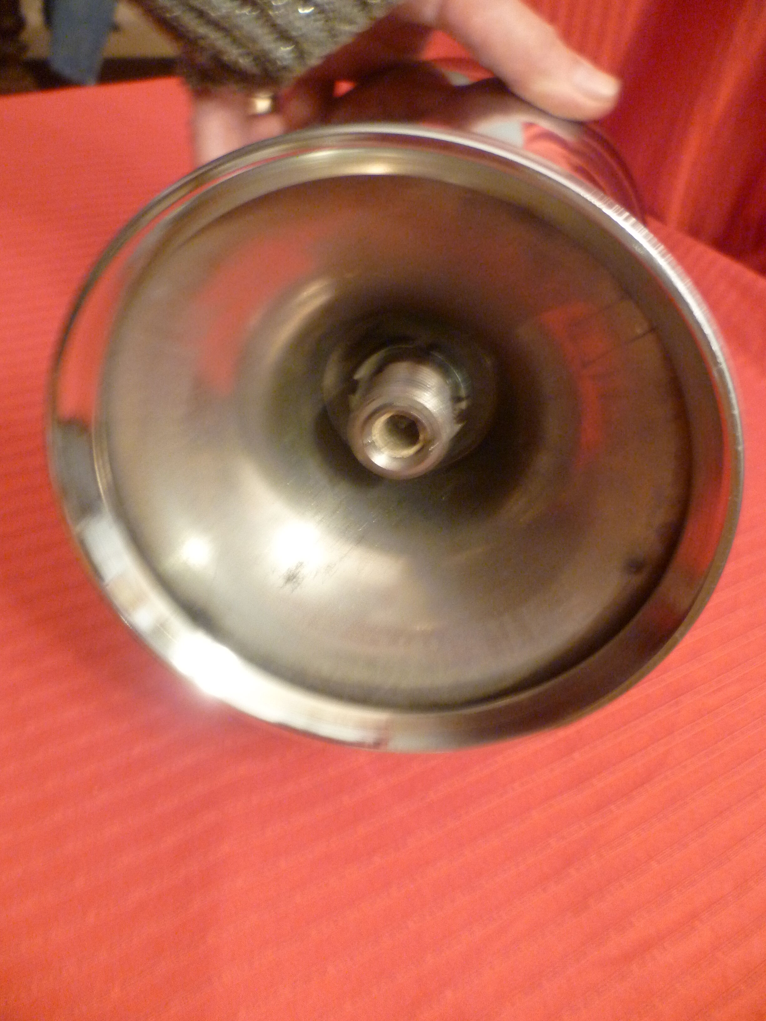 Siphon in metal chrome design collector