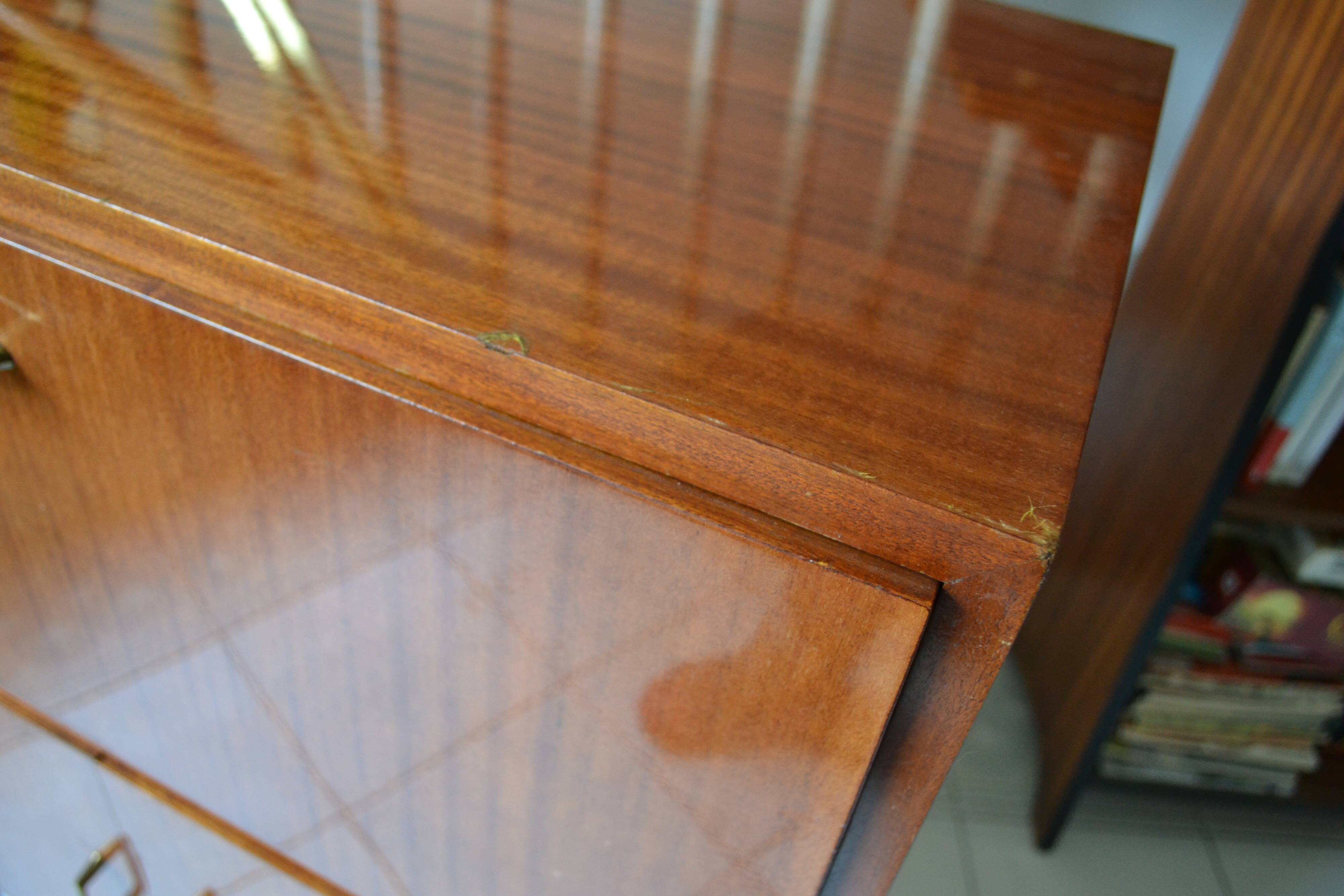 Vintage hifi furniture 60s/70s mahogany